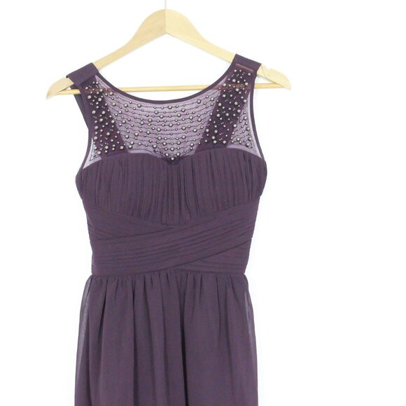 *Black Collection Purple Wine Formal Prom Dress - Picture 3 of 5